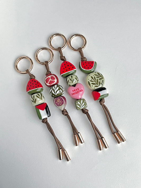 Handmade Clay Bag Charms