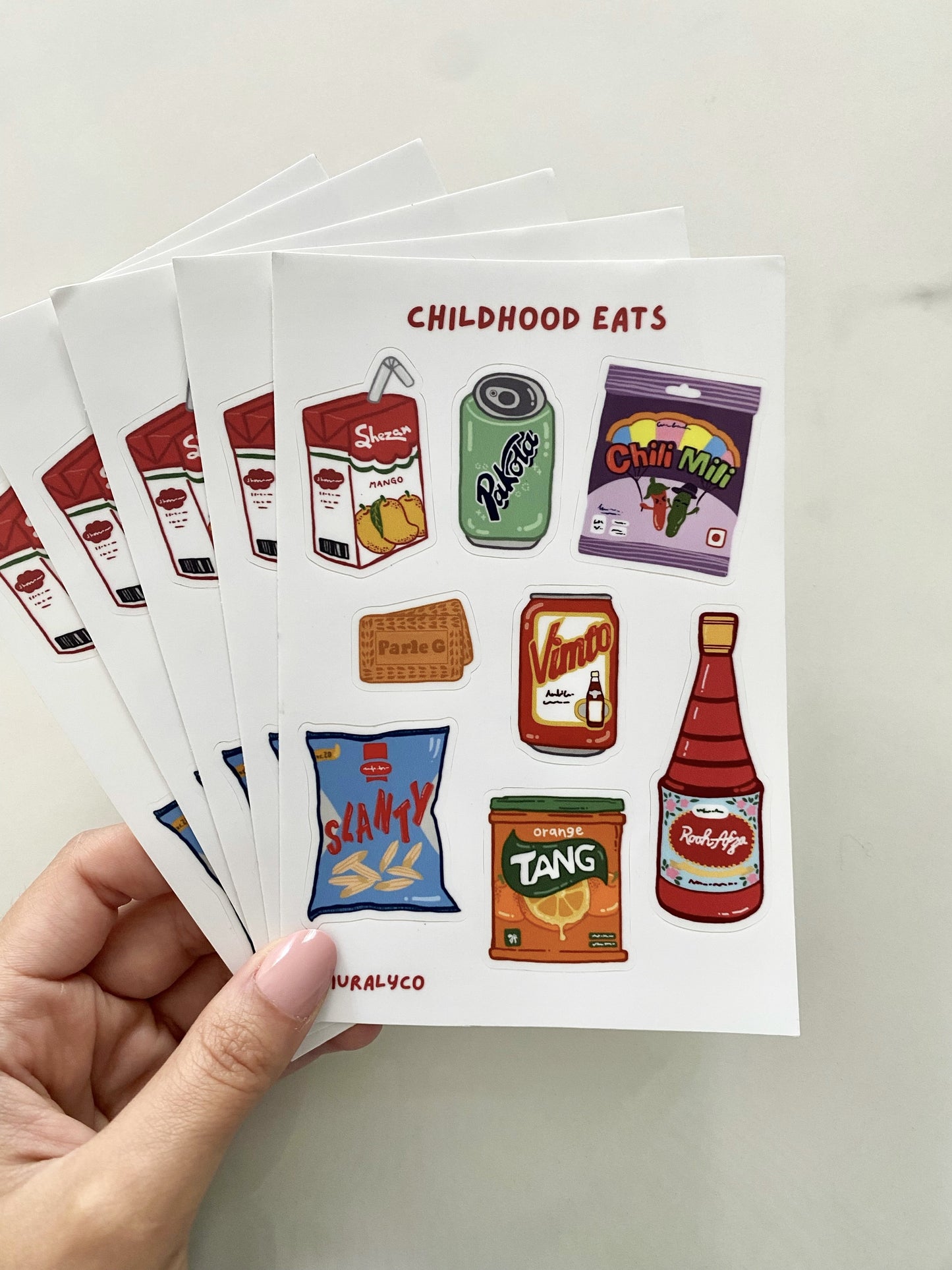 Pakistani Snack Stickers