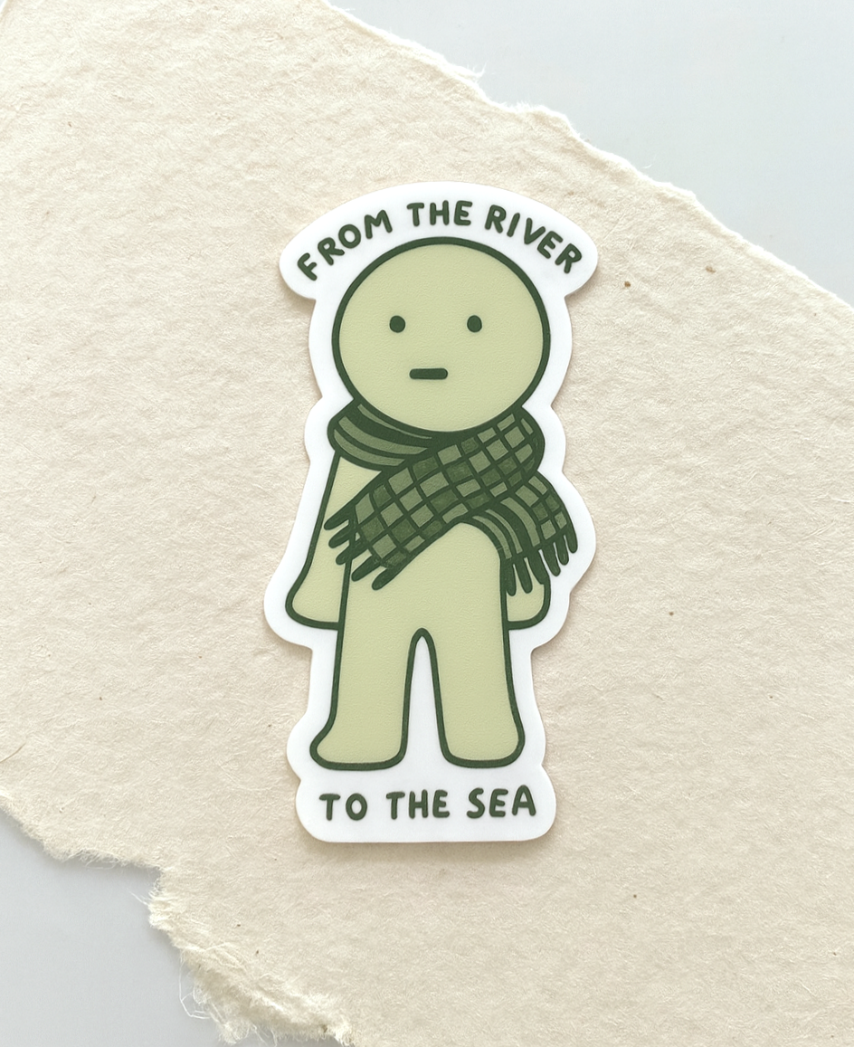 Smiski Palestine Sticker