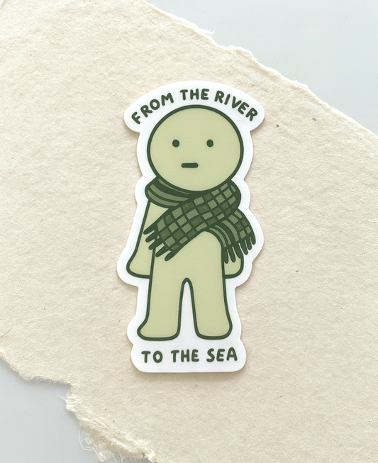 Smiski Palestine Sticker