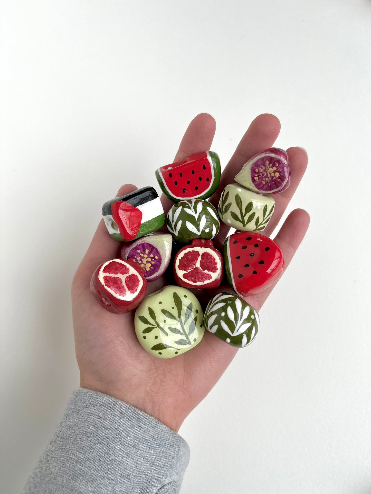Handmade Clay Bag Charms