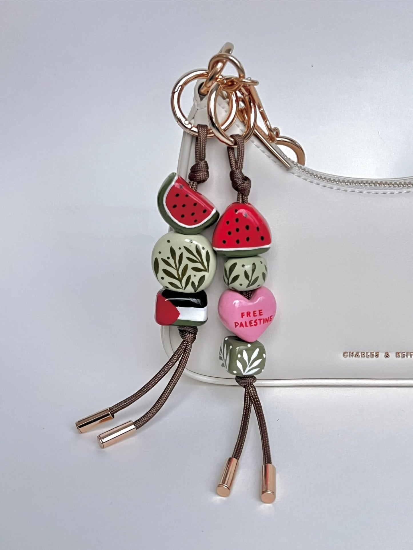 Handmade Clay Bag Charms