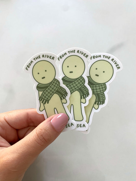 Smiski Palestine Sticker