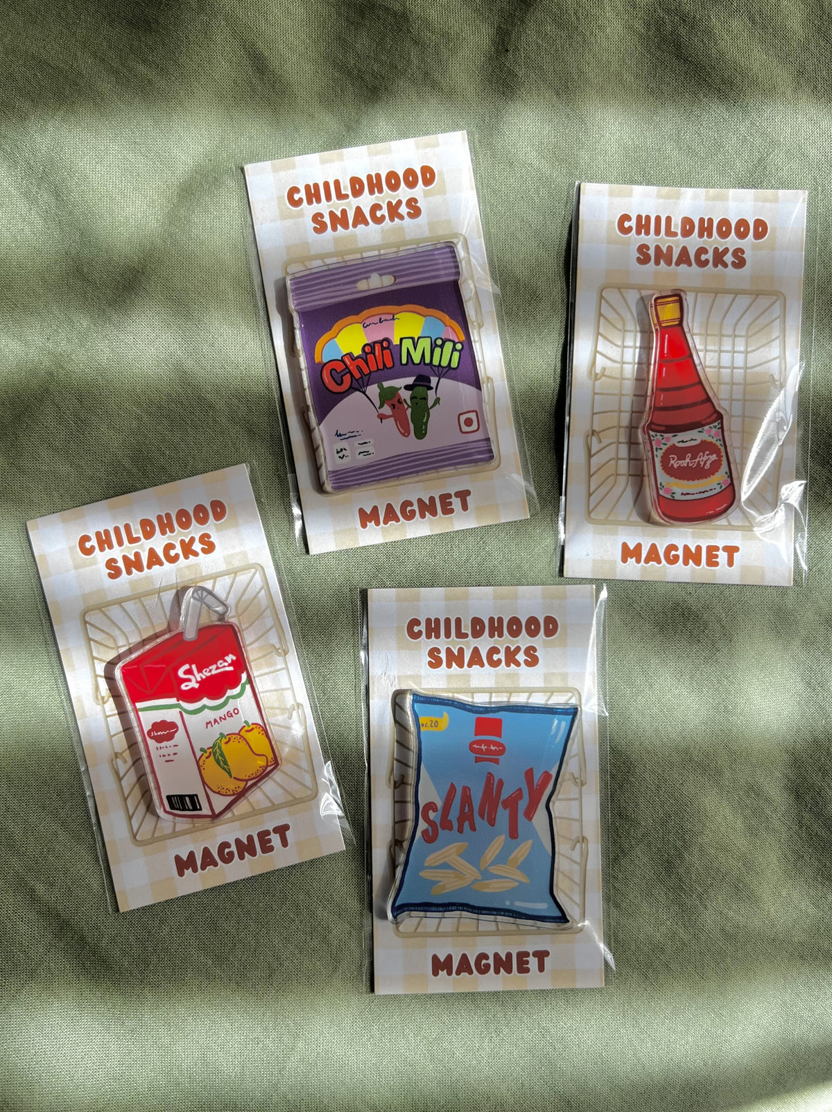 Pakistani Snack Magnets